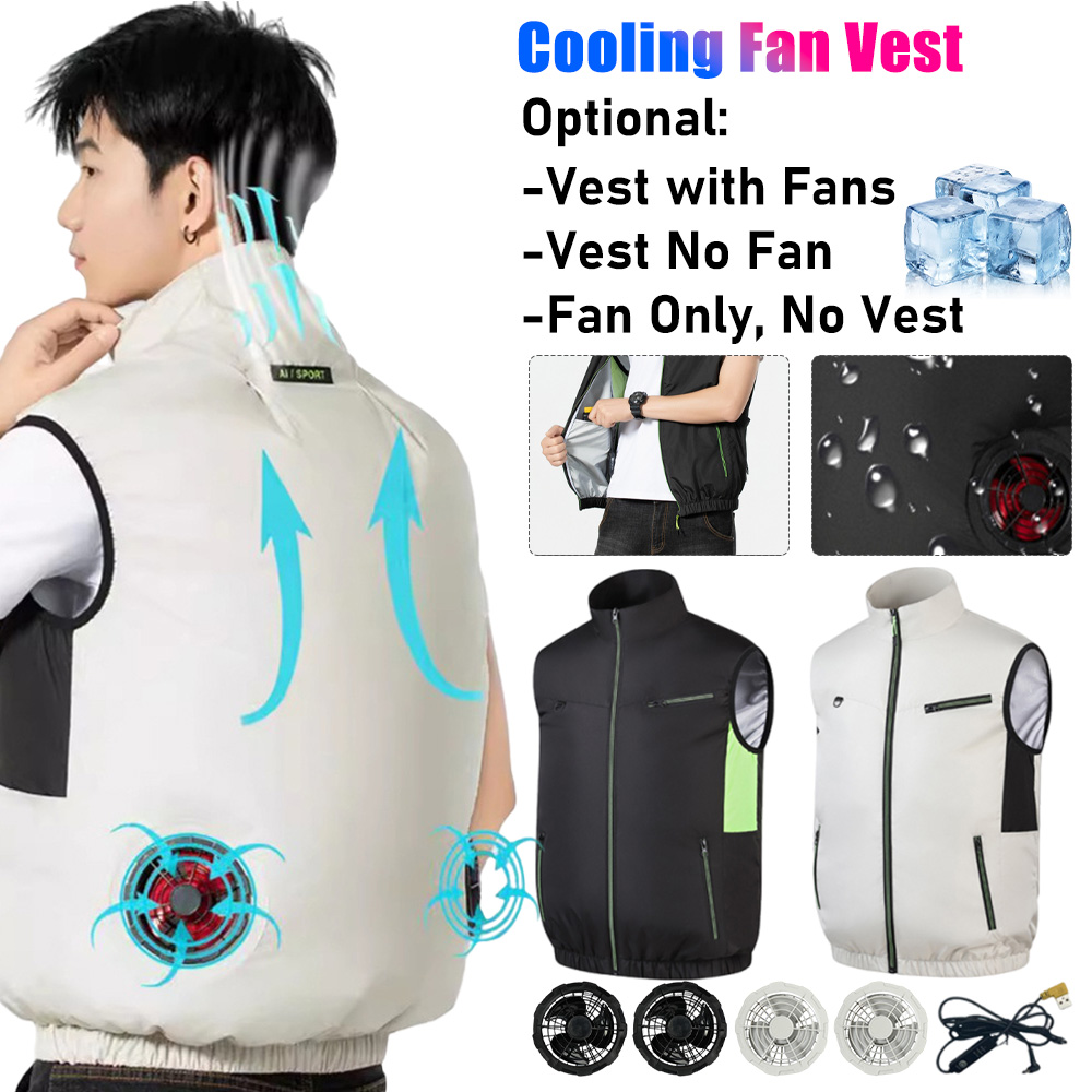 Outdoor Sport Jacket Men - 2025 쿨링 팬 조끼 에어컨 의류