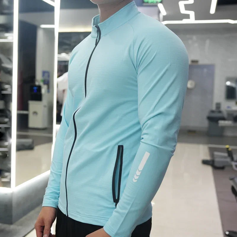 남성용 체육관 타이츠 재킷, 러닝 트레이닝, 신축성 아 - Outdoor Sport Jacket Men 리뷰 및 가격