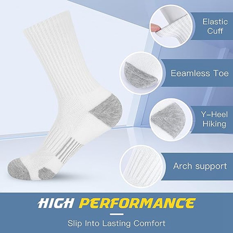 고밀도 버퍼 러닝 양말 6켤레 - 하루 종일 편안함을  - Outdoor Sport Hose 리뷰 및 가격