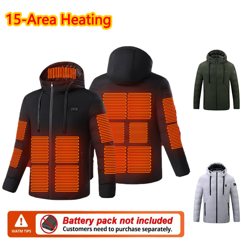 15구역 발열 겨울 후드 재킷 남성용 따뜻한 발열 재킷 - Outdoor Sport Jacket 리뷰 및 가격