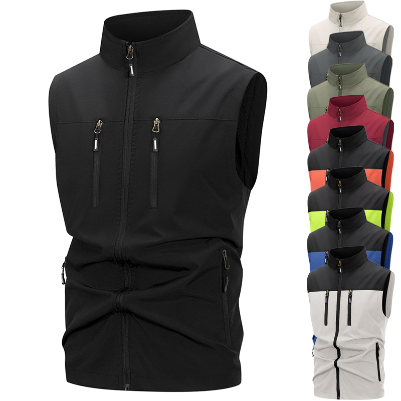남성용 경량 소프트쉘 조끼 (지퍼 포켓, 방풍, 민소매 - Outdoor Sport Jacket 리뷰 및 가격
