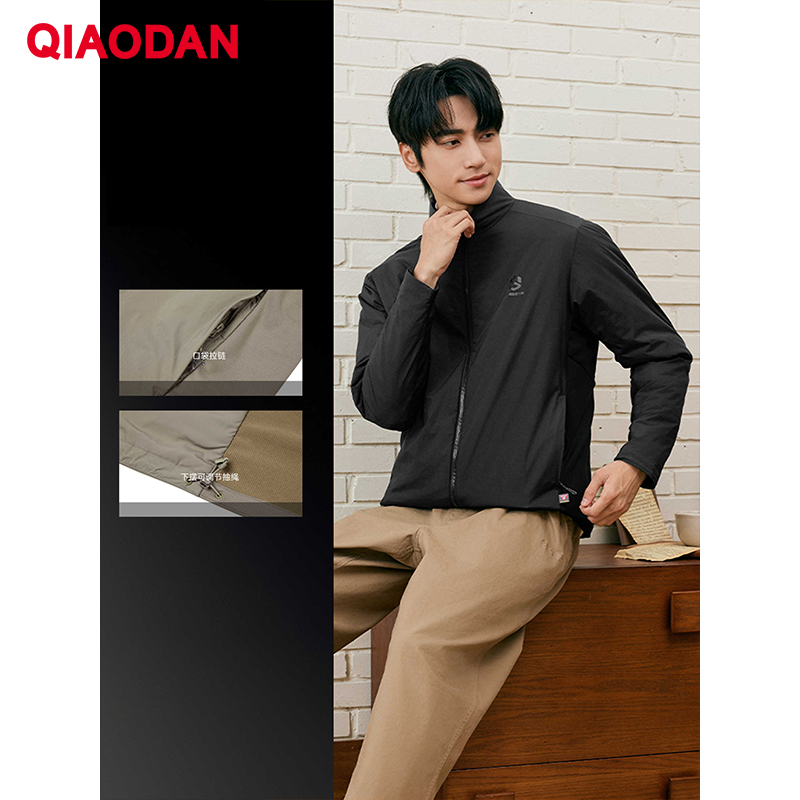 QIAODAN 남성용 면 패딩 재킷 정전기 방지 방풍  - Outdoor Sport Jacket Men 리뷰 및 가격