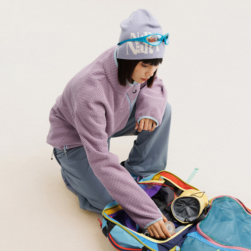 가을 겨울 폴라 플리스 물결 모양 줄무늬 재킷 남성 여 - Outdoor Sport Jacket 리뷰 및 가격